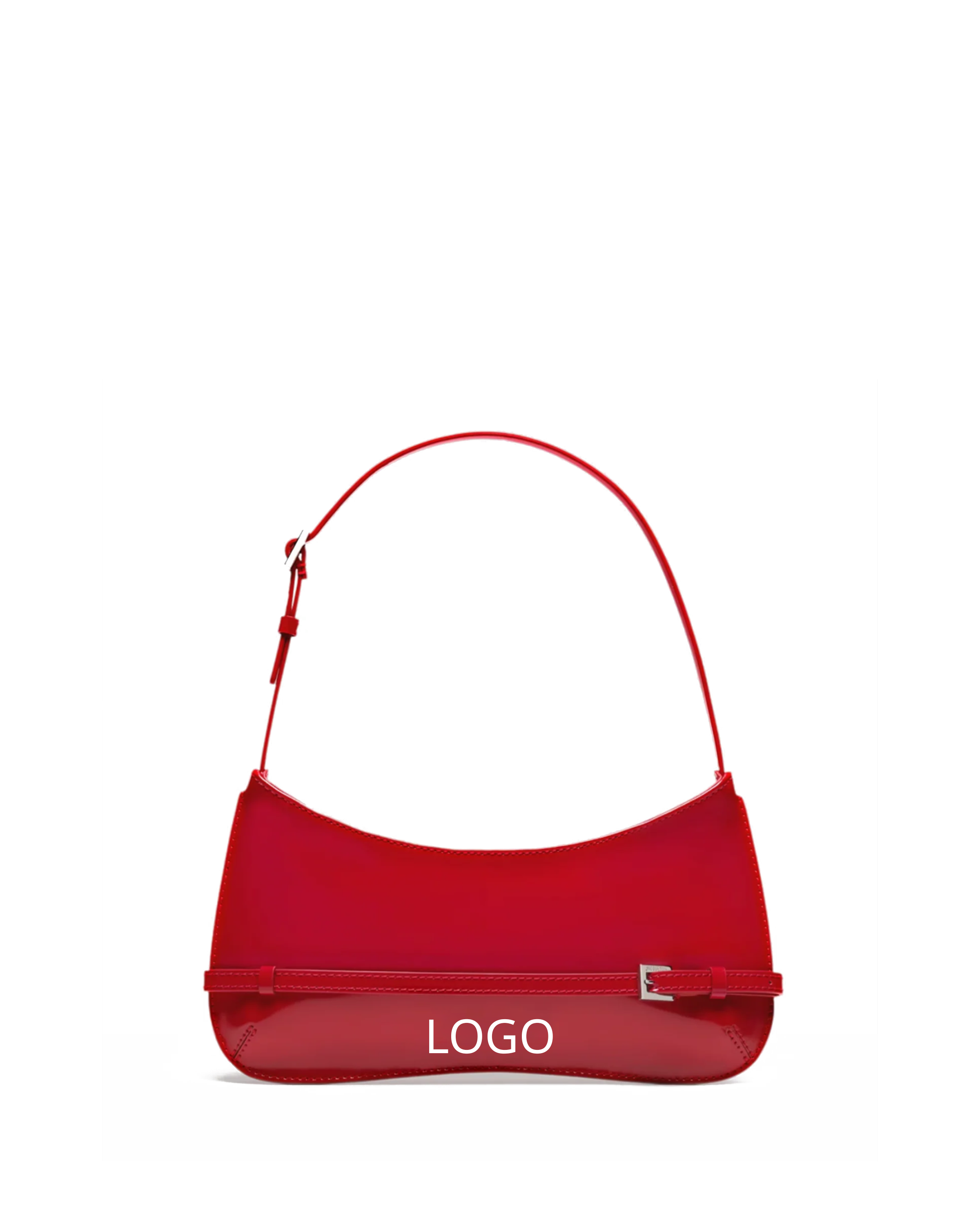 Mala Belted Vermelha